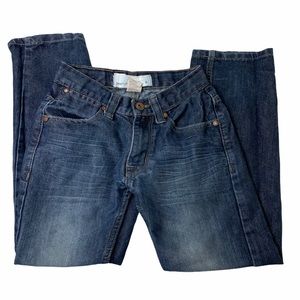 Paper Denim & Cloth Distressed Bootcut Dark Jeans